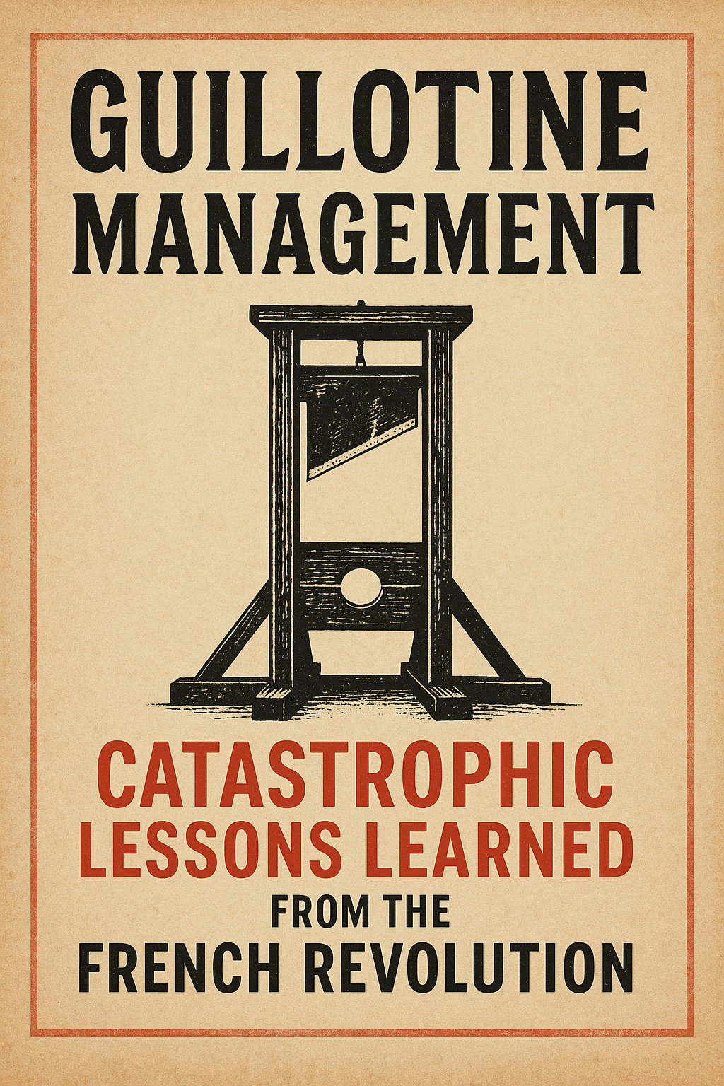 Guillotine Management: Catastrophic Lessons Learned from the French Revolution